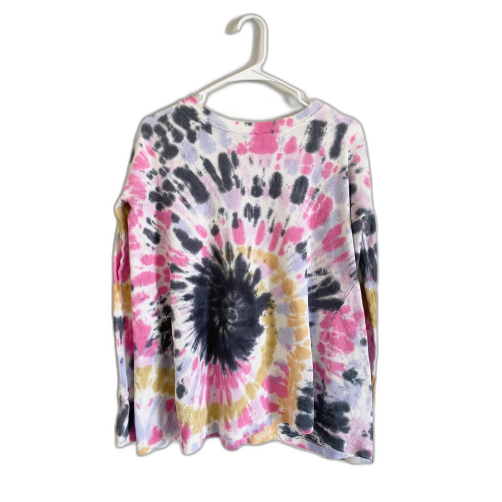 Free People Tie-Dye Long Sleeve Shirt